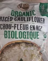 Mängden socker i Organic riced cauliflower