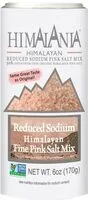 Mängden socker i Himalania reduced sodium himalayan fine pink salt mix shaker
