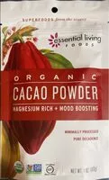Mängden socker i Organic cacao powder