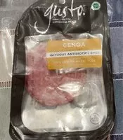 Mängden socker i Mild Genoa Salami