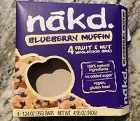 Mängden socker i Blueberry Muffin Fruit & Nut Wholefood Bars