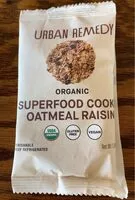 Mängden socker i Organic Superfood Cookie Oatmeal Raisin