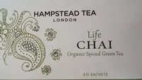 Mängden socker i Life Chai organic spiced green tea