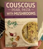 Mängden socker i Couscous Pearl Pasta with Mushrooms