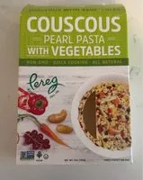 Mängden socker i Couscous pearl pasta with vegetables