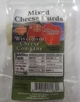 Mängden socker i Mixed Cheese Curds