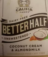 Mängden socker i Unsweetened better half coffee creamer