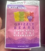 Mängden socker i Grizzly Bears lemon apple orange strawberry