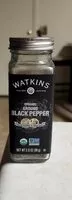 Mängden socker i Organic ground black pepper
