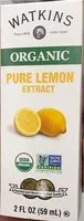 Mängden socker i Pure Lemon Extract