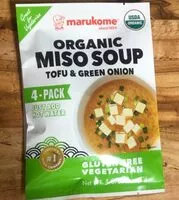 Mängden socker i Organic miso soup