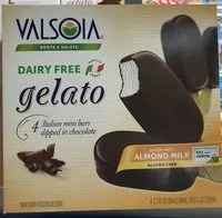 Mängden socker i Italian mini bars dipped in chocolate gelato