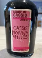 Mängden socker i Sirop de Cassis