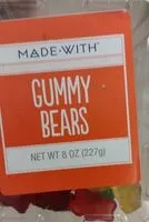 Mängden socker i Gummy bears