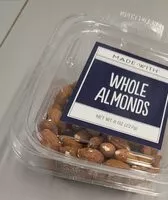 Mängden socker i Whole Almonds