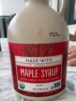 Mängden socker i Maple syrup