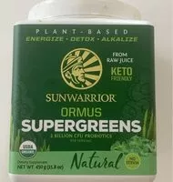 Mängden socker i Sunwarrior Supergreens