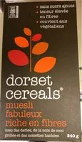 Mängden socker i Muesli fabuleux riche en fibres