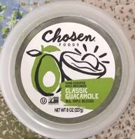 Mängden socker i Classic Guacamole