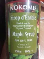 Mängden socker i Sirop d'érable