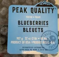 Mängden socker i Blueberries