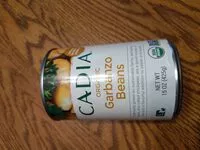 Mängden socker i Organic garbanzo beans