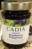 Mängden socker i Organic Blueberry preserves