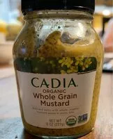 Mängden socker i Organic Whole grain mustard