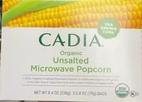 Mängden socker i Organic unsalted popcorn