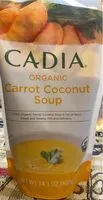 Mängden socker i Organic carrot coconut soup