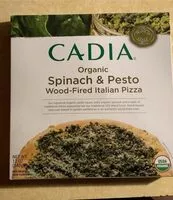 Mängden socker i Spinach and pesto wood fired Italian pizza