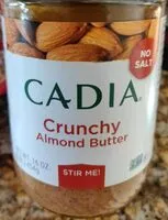 Mängden socker i Crunchy almond butter