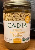 Mängden socker i Organic sunflower butter