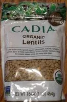 Mängden socker i Organic Lentils