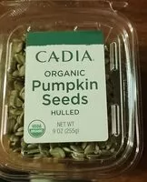 Mängden socker i Organic Pumpkin Seeds