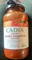 Mängden socker i Organic Garden Vegetable Pasta Sauce