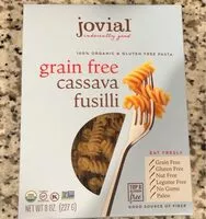 Mängden socker i Grain free cassava fusilli