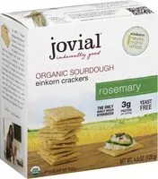 Mängden socker i Rosemary sourdough einkorn crackers