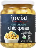 Mängden socker i Organic chickpeas