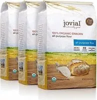 Mängden socker i 100% Organic Einkorn All-Purpose Flour