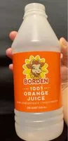 Mängden socker i 100% orange juice