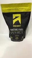 Mängden socker i Native Fuel Whey