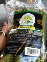 Mängden socker i Asperges vertes