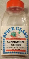 Mängden socker i All Natural Cinnamon Sticks