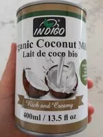 Mängden socker i Organic coconut milk