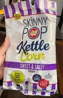 Mängden socker i Skinny pop