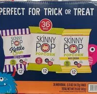 Mängden socker i Skinny pop