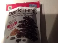 Mängden socker i Barkthins Chocolat Noir, 150 G, Amandes Avec Sel De Mer