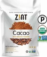 Mängden socker i Organic cacao powder paleo-certified organic