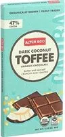 Mängden socker i Fair trade dark coconut toffee organic chocolate